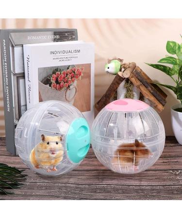 Hamster Exercise Ball 5.7 Inch Hamster Jogging Ball Pet Clear Exercise Wheel Running Ball 2-Pack Hamster Activity Ball for Mice Rat - Buy Online on GoSupps.com