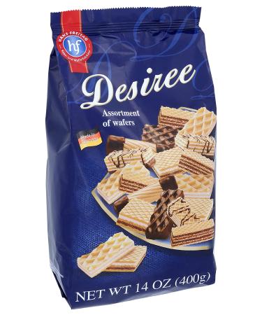 Hans Freitag Desiree Assorted Wafers - 14 Ounce Pack of 1 - Delicious Wafer Cookies - Buy Online on GoSupps.com
