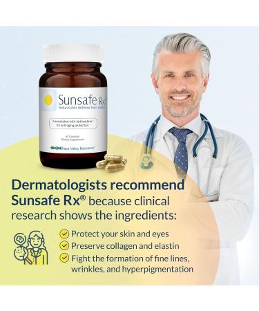 Anti Aging Supplement - Natural Skin Protection Pills with Antioxidants & Vitamins | Youthful Appearance & Eye Health (60 Capsules - Buy Online on GoSupps.com