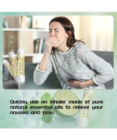 Hion Nausea Relief Kit - Natural Aromatherapy for Morning Sickness, Motion Sickness, Migraine, Anxiety, Hangover, Chemo - 6 Essential Oil Flavors - Buy Online on GoSupps.com