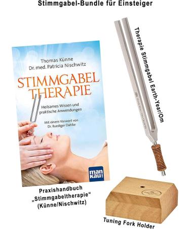 Sonic Energy Therapy Tuning Fork Set Earth - 136.10 Hz OM Tuning Fork Stand & Guide Book for Tuning Fork Therapy - Buy Online on GoSupps.com