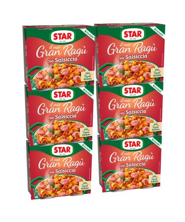 Star Star My large stew with sausage ready sauce with tomato and Italian pork meat canned gluten free - 12 cans of 180g