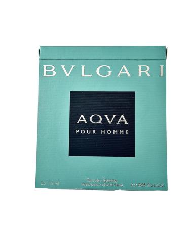 BVLGARI AQVA Pour Homme Men Sample EDT 1.5 ml / 0.05 Fl Oz Perfume Set (1 set of 2 vials) - Buy Online on GoSupps.com