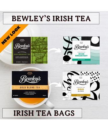 Bewleys Irish Tea Bundle with - 160 Tea Bags with Bewleys Irish Breakfast Tea and Bewleys Gold Blend Tea Including Mint Retail Tea Squeezer - Buy Online on GoSupps.com