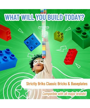Strictly Briks Classic Building Starter Kit - 672 Vibrant Briks | 100% Compatible with Major Brands | International Shipping Available - Buy Online on GoSupps.com