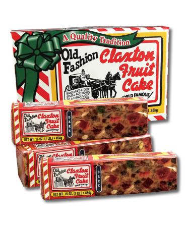 Claxton Fruit Cake - 3-1 Lb. Dark Recipe - Buy Online on GoSupps.com