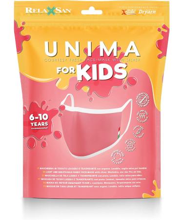 Buy Relaxsan Unima Kids Raspberry - Washable & Reusable - Breathable Dryarn & X-Static Socks for Ages 6-10 - Buy Online on GoSupps.com