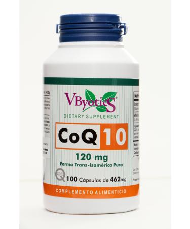 Vbyotics Coenzyme Q10 100 capsules 120 mg from Vbyotics