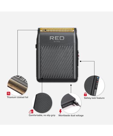RED by Kiss Cordless Mini Shaver for Men - Compact USB-C Charging Long Battery Life Travel-Friendly Design - Buy Online on GoSupps.com