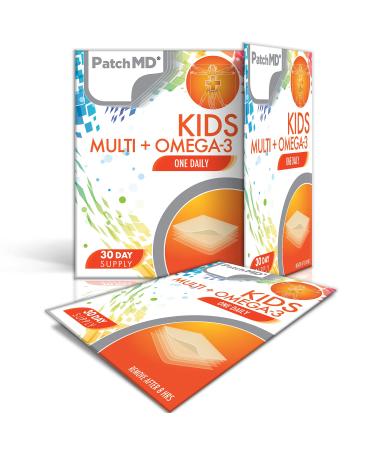 PatchMD Kids Multivitamin Omega-3 Topical Patches - 30 Days Supply