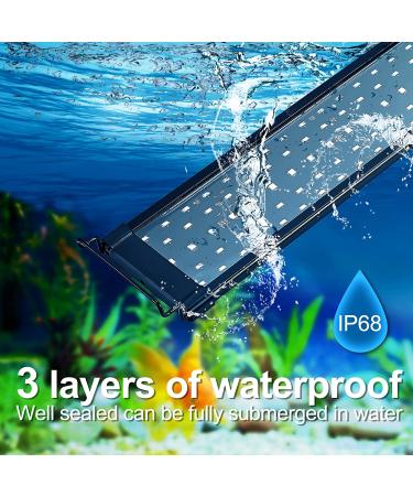 Gamalta 14W Aquarium LED Light | Sunrise/Daylight/Moonlight & DIY Modes | Adjustable 7 Colors Brightness & Timer | Extendable Bracket | Planted Tank - 12-18 inch Tank - Buy Online on GoSupps.com
