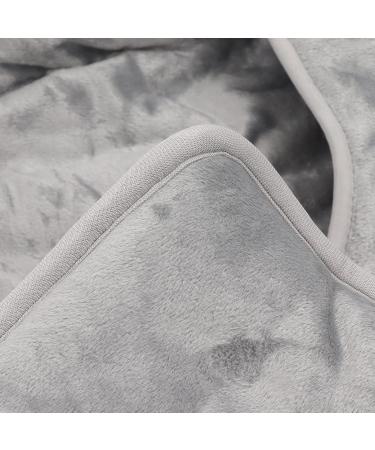 Shoulder & Back Heating Pillows - 4 Timers Large Flannel for Neck Relief - Winter Comfort (EU Plug 220-240V) - Silver Gray - Buy Online on GoSupps.com