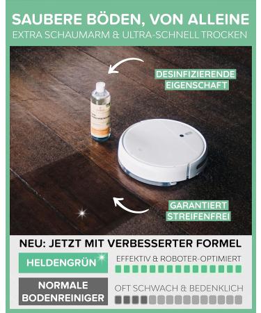 Heldengr n KO Floor Cleaner for Moped Robots - Apricot & Papaya | Streak-Free Quick-Drying Foam Arm Cleaner - 1000ml (1 Pack) - Buy Online on GoSupps.com