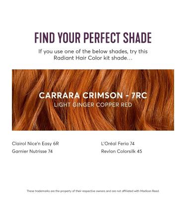 Madison Reed Carrara Crimson 7RC Radiant Hair Color Kit - Shades of Black Pack (1) - Buy Online on GoSupps.com