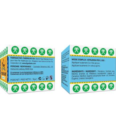 Tiger Balm - BAUME DU TIGRE Blanc - Baume effet froid - Parfum menthol - Pour sportifs apr s l'effort ou en massage de la poitrine ou des tempes. En massage pour se relaxer - 19 g 9.5 g (Lot de 2) 2 - Buy Online on GoSupps.com