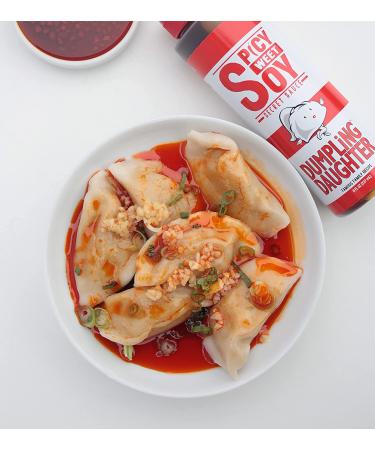 Dumpling Daughter Spicy Sweet Soy Sauce (8 oz) - Brown Sugar Sweetened with Spicy Chili Oil - Buy Online on GoSupps.com