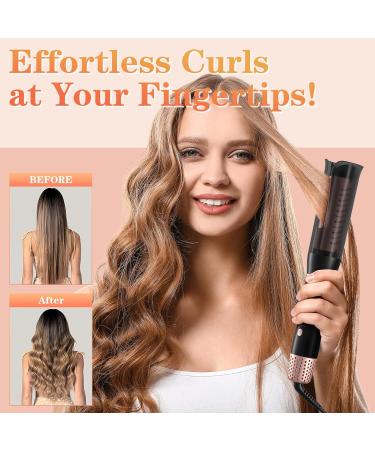 Meidiero Automatic Curling Iron - Advanced Auto Hair Curler with 1 Large Rotating Barrel 4 Temps & Cool Air Setting | Anti-Tangle Wand for Perfect Curls - Buy Online on GoSupps.com