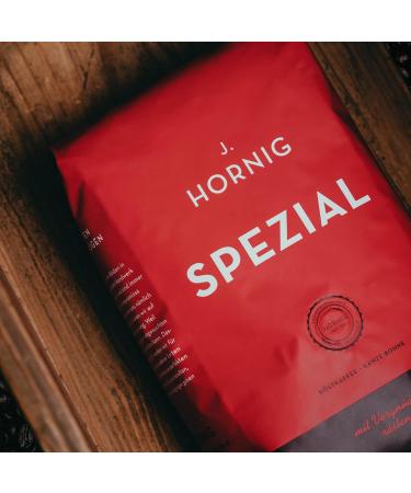 J. Hornig Coffee Beans Special 500g whole beans mild flavour chocolatey taste for automatic coffee machines filter coffee makers and espresso coffee makers - Buy Online on GoSupps.com