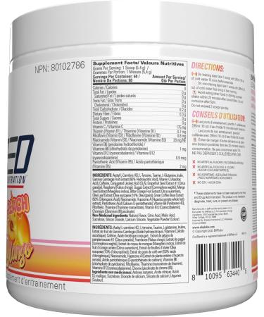 EHP Labs OxyShred Thermogenic Pre Workout Powder & Shredding Supplement - Preworkout for Men & Women Sugar Free Energy Powder with 150mg of Caffeine - Peach Mango 60 Servings - Buy Online on GoSupps.com