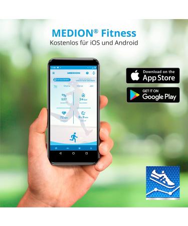 MEDION S2400 GPS Sports Watch - 1.3 Color Display Heart Rate Monitor Multi-Sport Modes IP68 Waterproof - Buy Online on GoSupps.com