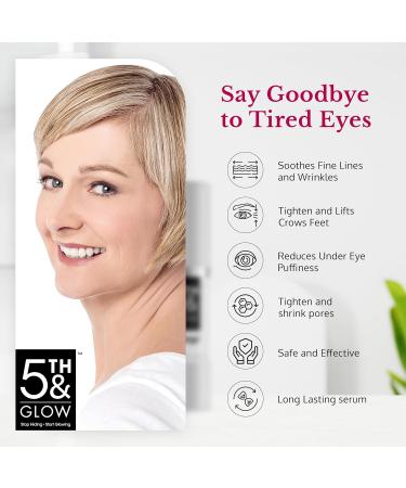 5th & Glow Ultimate Bundle - Glowic Antioxidant Serum for Complexion Glow + CyaBags Eye Serum for Instant Eye Puffiness Reducer - Lessens Fine Lines Wrinkles - Buy Online on GoSupps.com