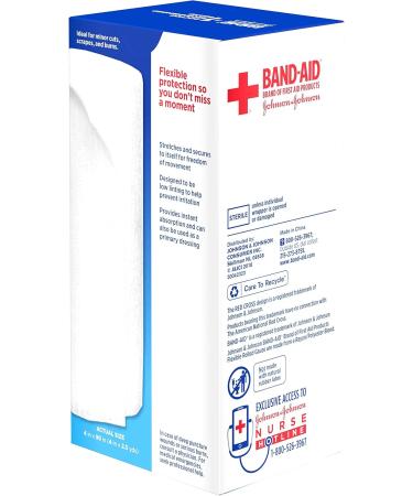 Buy Band-Aid Rolled Gauze - 4 Inches x 2.5 Yards | First Aid Essentials for Quick Healing | Shop Internationally - Buy Online on GoSupps.com