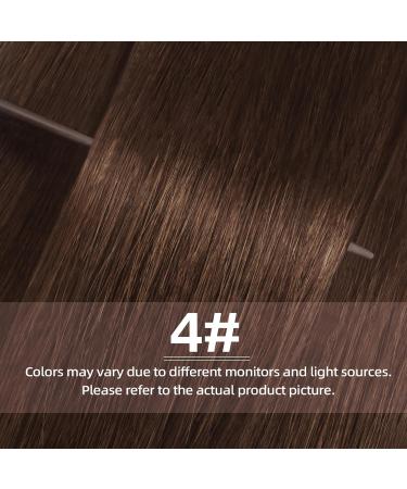 Vlasy Clip in Human Hair Extensions 14 Inch Dark Brown - 7 Piece Seamless Thick Weft Clip in Extensions for Women - Natural Straight Real Remy Hair - 70g - Buy Online on GoSupps.com