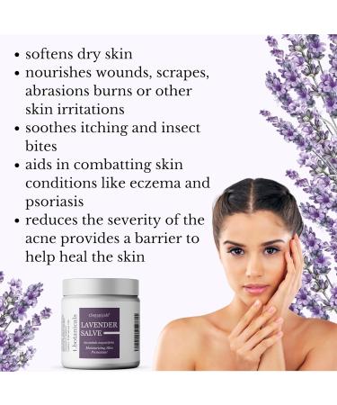 Buy All-Natural Lavender Salve 2oz | Moisturizing Balm & Skin Protectant for Irritated Skin - International Shipping - Buy Online on GoSupps.com