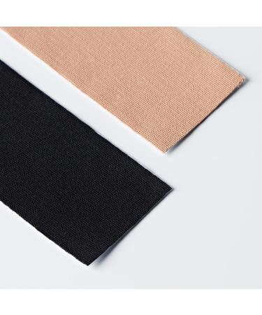 Amazon Basic Care Kinetic Muscle Sports Tape 5m x 5cm Pack of 2 Black/ Beige Black Beige - Buy Online on GoSupps.com