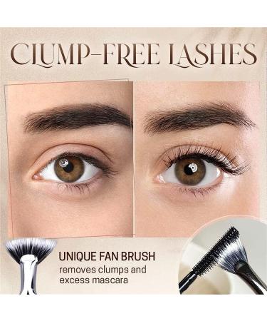 Eyelash Fan Brush Fan Eye Black Brush Eyelash Makeup Tools Eye Black Bow Fan Brush Eyeshadow Brush Makeup Brush Portable Folding Brush - Buy Online on GoSupps.com