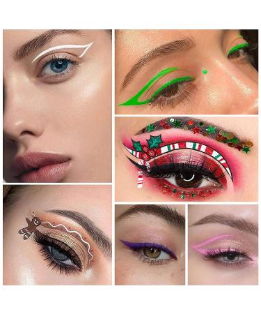 CHARMCODE 14 Color Liquid Eyeliner Set - White, Green, Pink, Red, Blue - Matte Waterproof Formula - Colorful Eyeliner Collection - Buy Online on GoSupps.com