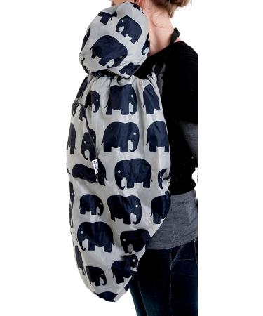 Babywearing All-Weather Waterproof Sling and Baby Carrier Cover Rain cover with Fleece lining. Universal fitting protection from rain and wind in all seasons easy to fit. Fits front & back carriers (Grey Elephant) - Buy Online on GoSupps.com