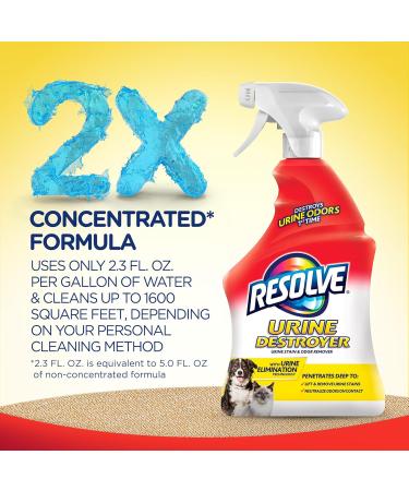 Resolve Pet Specialist Urine Destroyer - Stain & Odor Remover 32 Fl Oz | Best for Pet Accidents - Fast Shipping Internationally - Buy Online on GoSupps.com