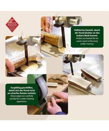 Chronobalance 100% Deer Antlers for Dogs | Caustab Dental Care Chew Toys - Sustainable & Chemical-Free - Buy Online on GoSupps.com