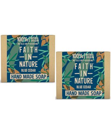 FAITH IN NATURE Faith in Nature Soap Faith For Men Set of 2 Blue Cedar Soaps 100g
