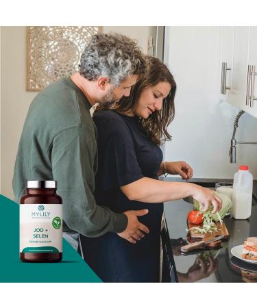 MyLILY Thyroid Power - Vegan Thyroid Support with Iodine Selenium & Folate for Fertility | 90 Vegetarian Capsules - Buy Online on GoSupps.com