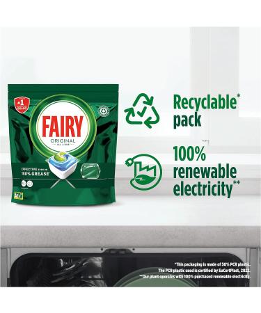 Fairy Original All-in-One Dishwasher Tablets Bulk - 78 Tablets - Buy Online on GoSupps.com