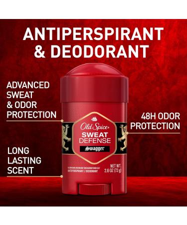 Old Spice Antiperspirant and Deodorant for Men 24/7 Sweat and Odor Protection Soft Solid Swagger with Cedarwood Scent 2.6 oz (Pack of 2) - Buy Online on GoSupps.com