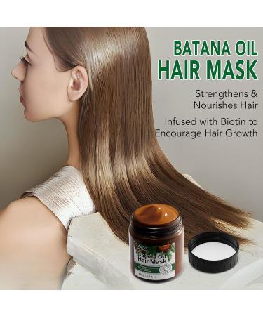 Masque capillaire l'huile de Batana cr me 100 % naturelle pour la croissance des cheveux l'huile de Batana bio pr vient la perte de cheveux avec romarin et biotine aide lutter contre les 120 g (Lot de 1) - Buy Online on GoSupps.com