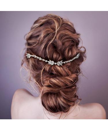 OIIKI Bridal Crystal Rhinestone Hair Combs - Sparkling Wedding Hair Piece for Women & Girls (Gold/Silver) - Buy Online on GoSupps.com