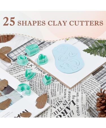 TAINSKY Polymer Clay Cutters Set - 25 Shapes with 145 Earrings Accessories - Buy Online on GoSupps.com