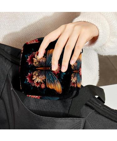 Portable Storage Bags for Women & Teens - Floral & Butterfly Motif for Menstrual Cups & Breastfeeding Pillows | Colorful Holders - Buy Online on GoSupps.com