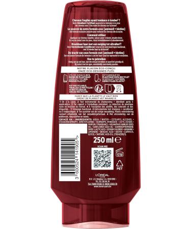  L'Oreal Paris L'Or al Paris Elseve Full Resist Conditioner - Strengthening Conditioner for Brittle Hair - With Aminexil + Biotin - 6 x 250 ml - Buy Online on GoSupps.com