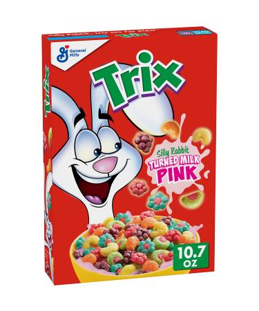 Trix Fruity Breakfast Cereal, 6 Fruity Shapes, Whole Grain, 10.7 OZ
