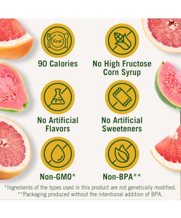 Del Monte Red Grapefruit in Guava Fruit Water Cups 7oz (2 ct, Pack of 6) - Refreshing Snack - Buy Online on GoSupps.com