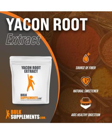 BulkSupplements Yacon Root Extract 100g - Keto Sweetener & Natural Sugar Substitute - Fiber Rich - for Low Carb & Keto Diets - 3.5 oz (Pack of 1) - Buy Online on GoSupps.com