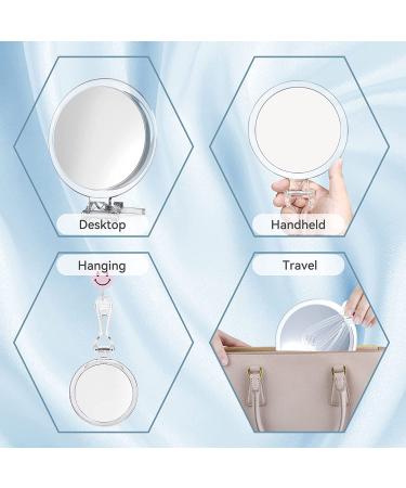 Beauty Planet 30X Handheld Magnifying Mirror with Handle for Travel | Double-Sided 30X/1X Magnification for Makeup and Grooming | Portable Hand Mirror for Eyes - 5 IN - Buy Online on GoSupps.com