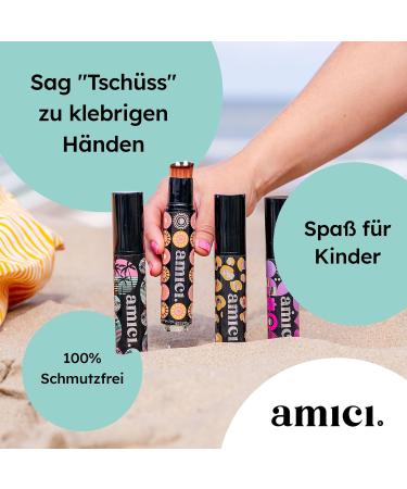 Amici Radiant Red Sun Protection Brush - Ultimate SPF Brush for Babies Children & Adults | Multi-Use Makeup Applicator - Buy Online on GoSupps.com