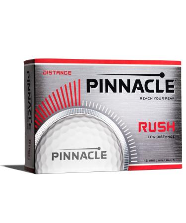 Pinnacle Rush Golf Balls (One Dozen) White