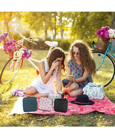 Omzsxk Tampon Binding Storage Bags - 2pc Portable Zipper Bags for Women | Menstruation Essentials (Black & Green) - Buy Online on GoSupps.com